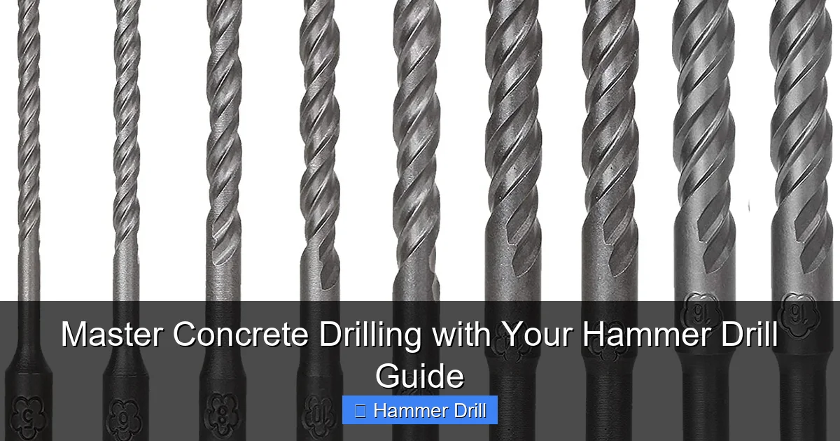 Master Concrete Drilling with Your Hammer Drill Guide