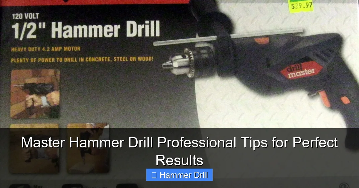 Master Hammer Drill Professional Tips for Perfect Results