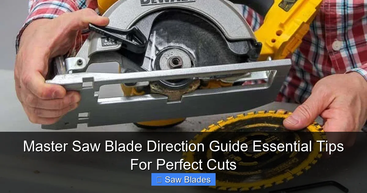 Master Saw Blade Direction Guide Essential Tips For Perfect Cuts