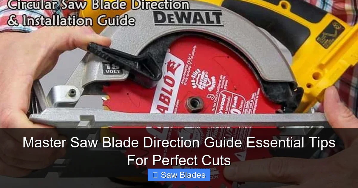 Master Saw Blade Direction Guide Essential Tips For Perfect Cuts