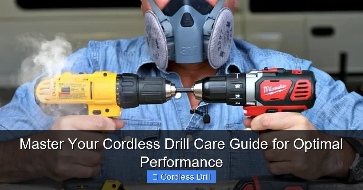 Master Your Cordless Drill Care Guide for Optimal Performance