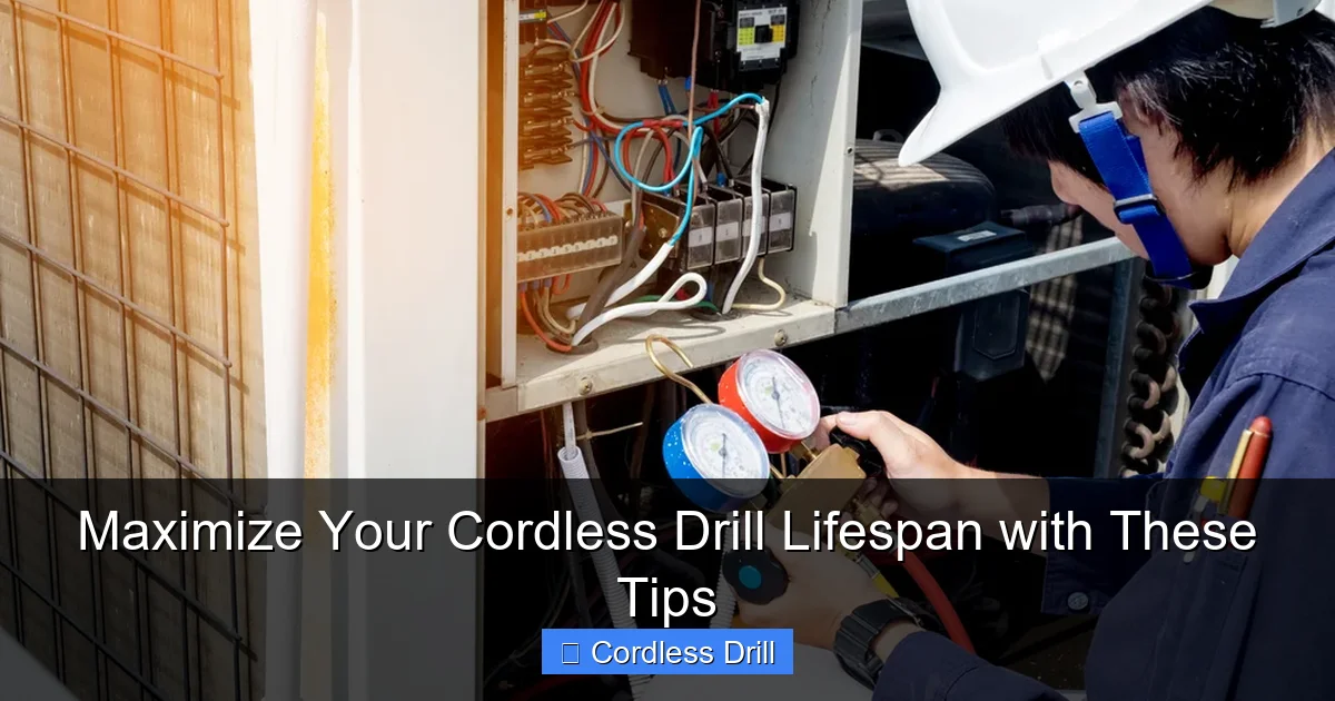 Maximize Your Cordless Drill Lifespan with These Tips