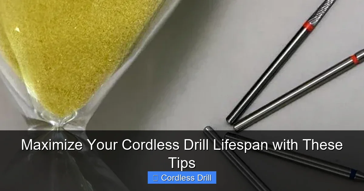 Maximize Your Cordless Drill Lifespan with These Tips