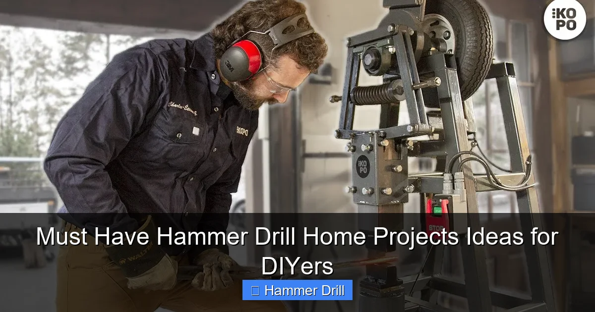 Must Have Hammer Drill Home Projects Ideas for DIYers