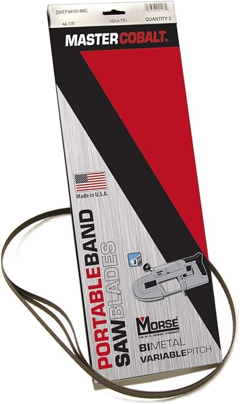 Morse Master Cobalt Bi-Metal Portable Band Saw Blades 44-7/8-Inch 14/1