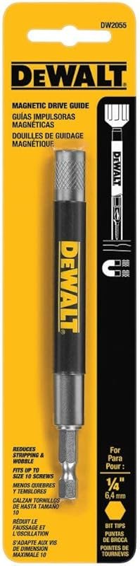 DEWALT 6-Inch Magnetic Bit Holder for Quick and Easy Bit Changes