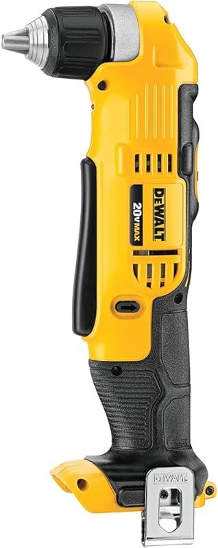 DEWALT DCD740B 20-Volt MAX Li-Ion Right Angle Drill - Compact, Lightweight Tool for Tight Spaces