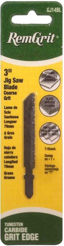 Disston E0406148 3-Inch Remgrit Carbide Grit T-Shank Jig Saw Blades