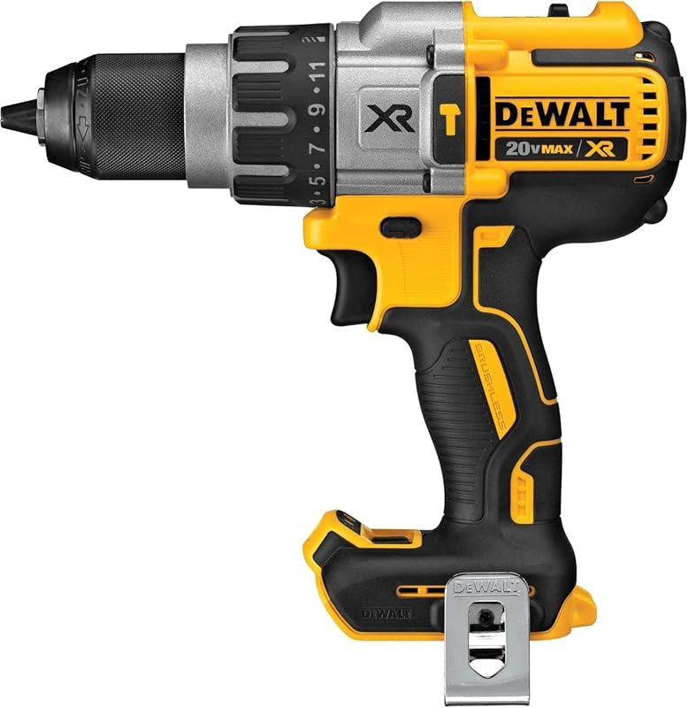 DEWALT 20V MAX XR Brushless 1/2-Inch 3-Speed Cordless Hammer Drill Dri