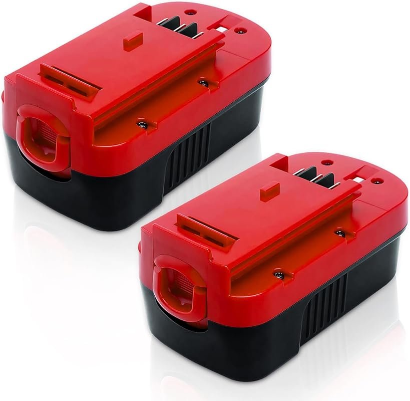 Dual-Pack 3600mAh HPB18 Replacement Battery for Black and Decker 18V T