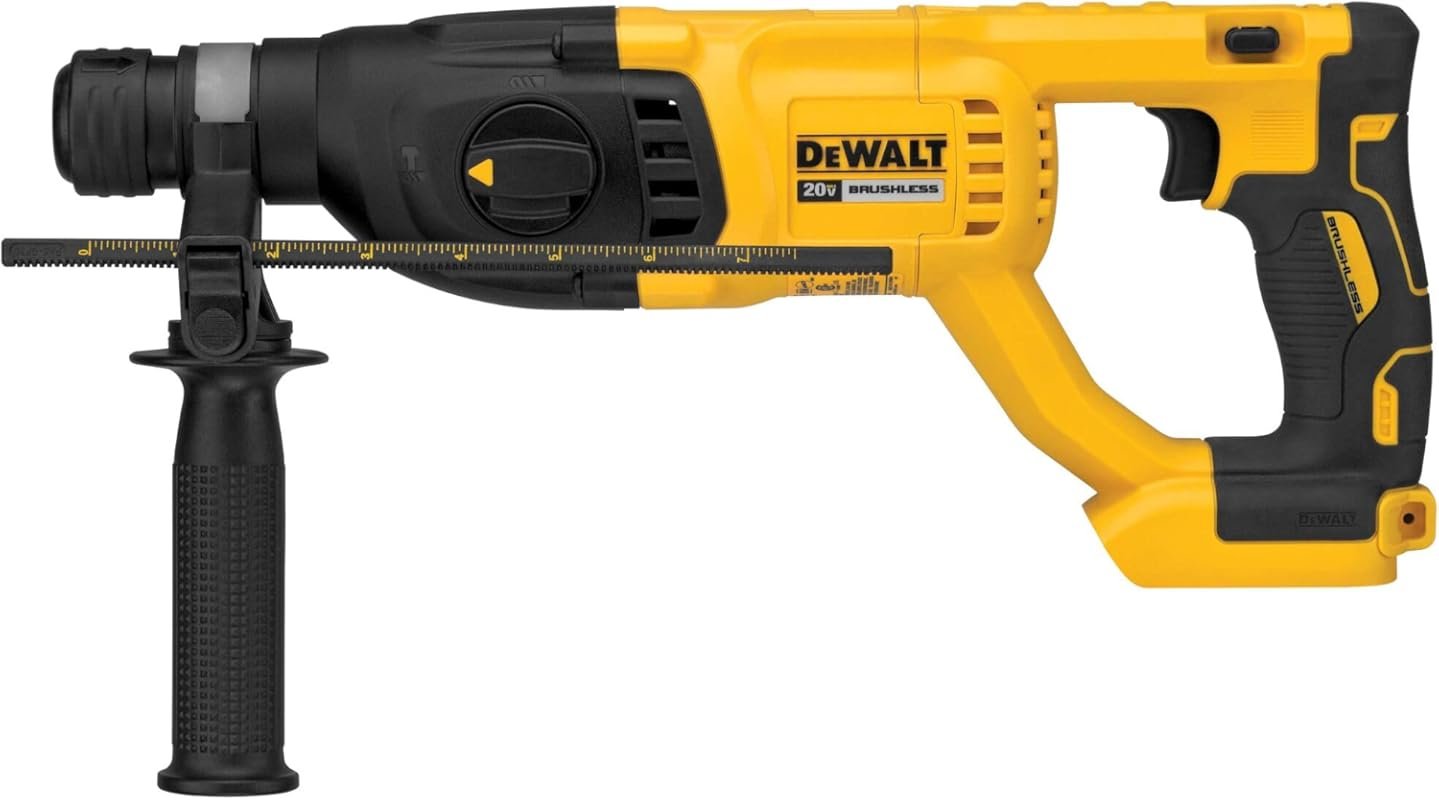 DEWALT 20V MAX SDS Plus 1-Inch Cordless Rotary Hammer Drill with Ergon
