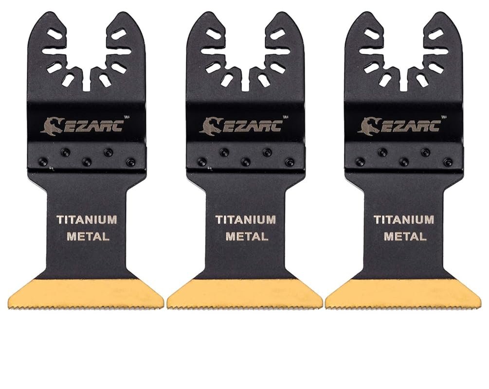 EZARC 3-Pack Titanium Oscillating Blades
