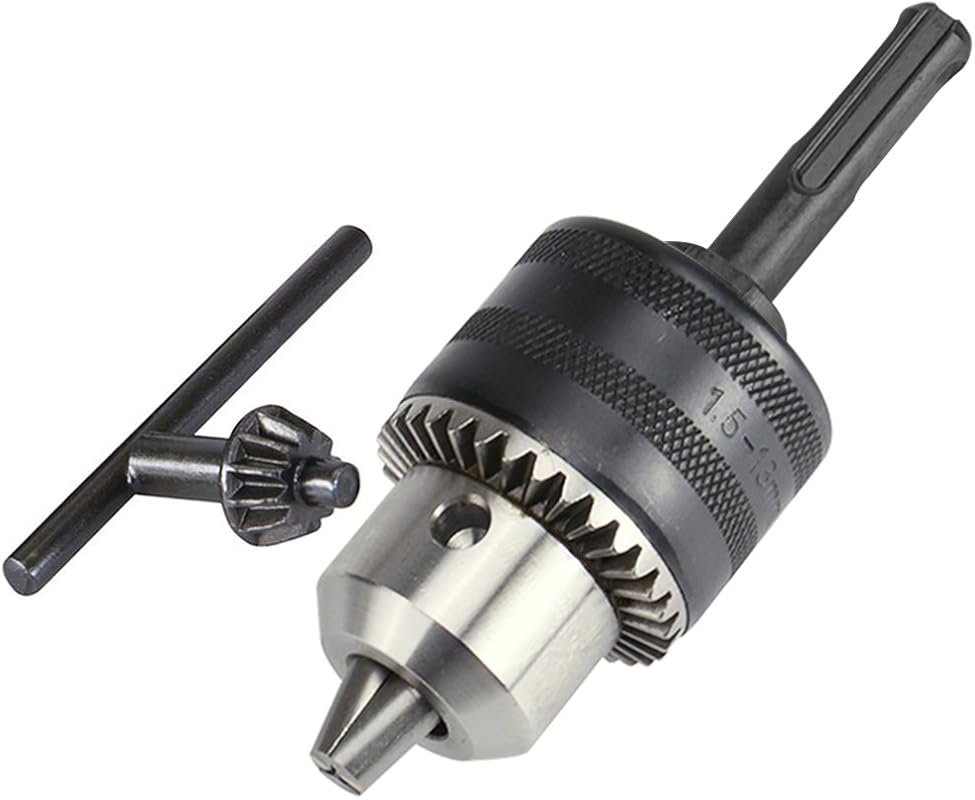 Yakamoz Quick Change Drill Chuck Adapter with SDS Plus Shank and 1.5-1