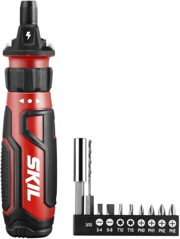 SKIL SD561201 Rechargeable 4V Cordless Screwdriver with Circuit Sensor