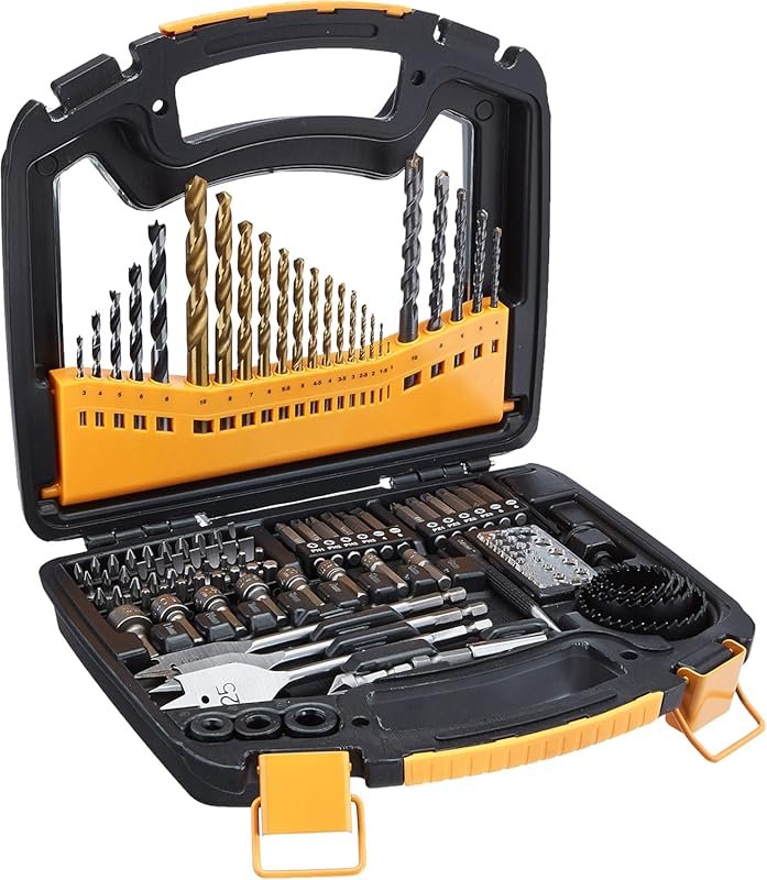 Amazon Basics 100-Piece Drill & Driver Multi Bit Set for Versatile Dri