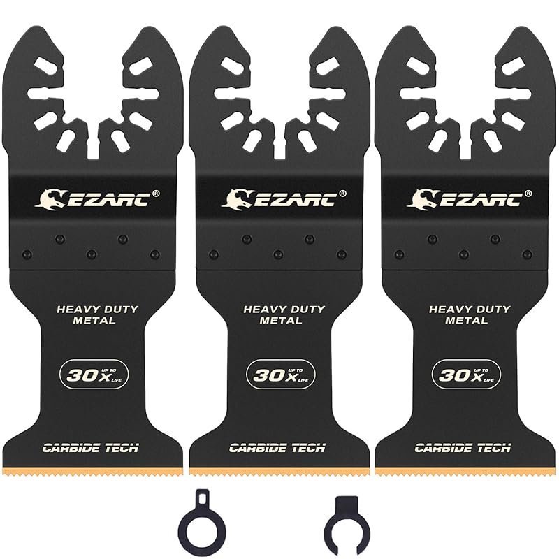 EZARC 3-Pack Carbide Oscillating Blades
