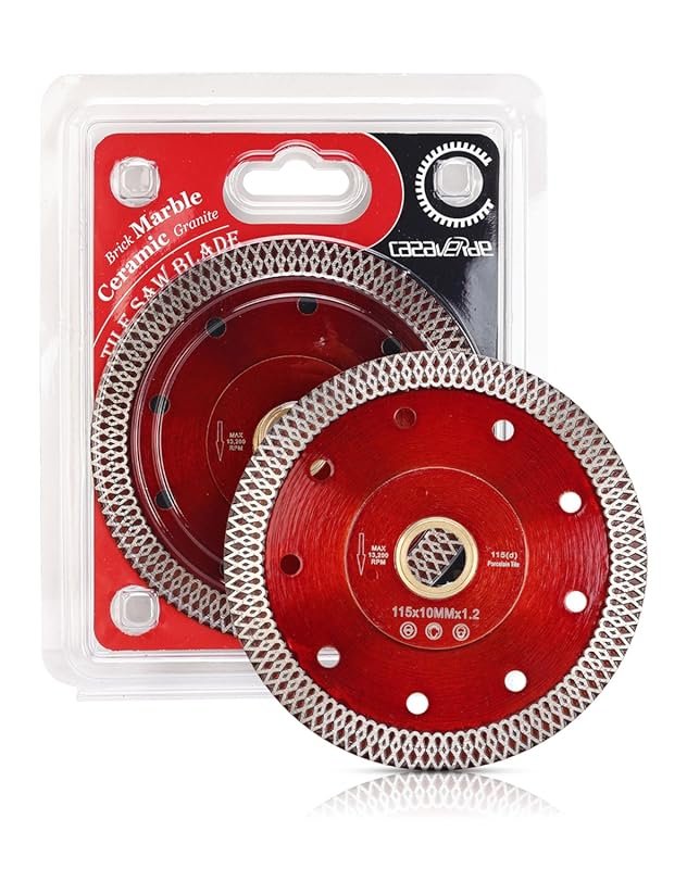 Casaverde 4.5" Super Thin Diamond Porcelain Saw Blades, Ceramic Tile C