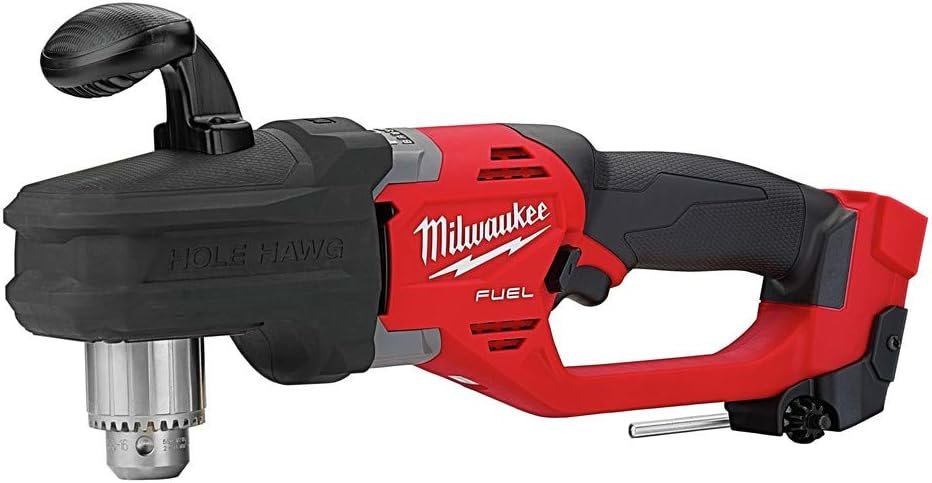 Milwaukee M18 FUEL HOLE HAWG 1/2 Inch Right Angle Drill, Tool Only for
