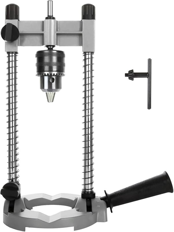 CertBuy Portable Adjustable Drill Press for Hand Drills with Multi-Ang