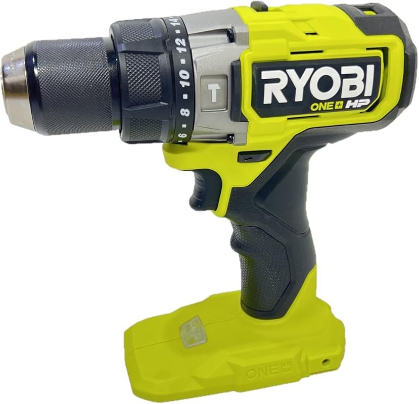 RYOBI ONE+ HP 18V Brushless Cordless 1/2-Inch Hammer Drill with High P