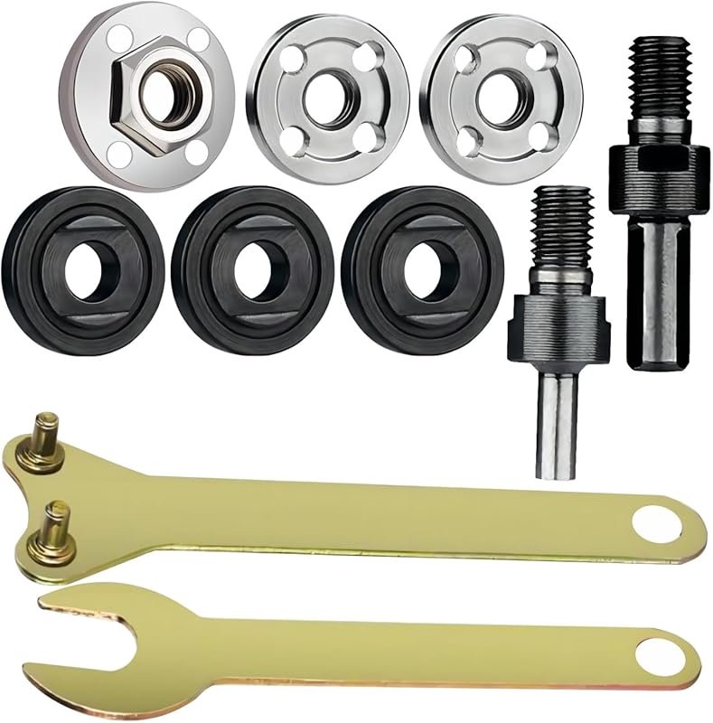 Electric Drill Grinder Wheel Adapter with Adjustable Shafts and Access