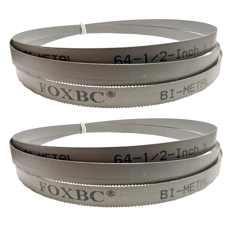 FOXBC 64-1/2 Inch 24 TPI Metal Cutting Bandsaw Blades for Harbor Freig