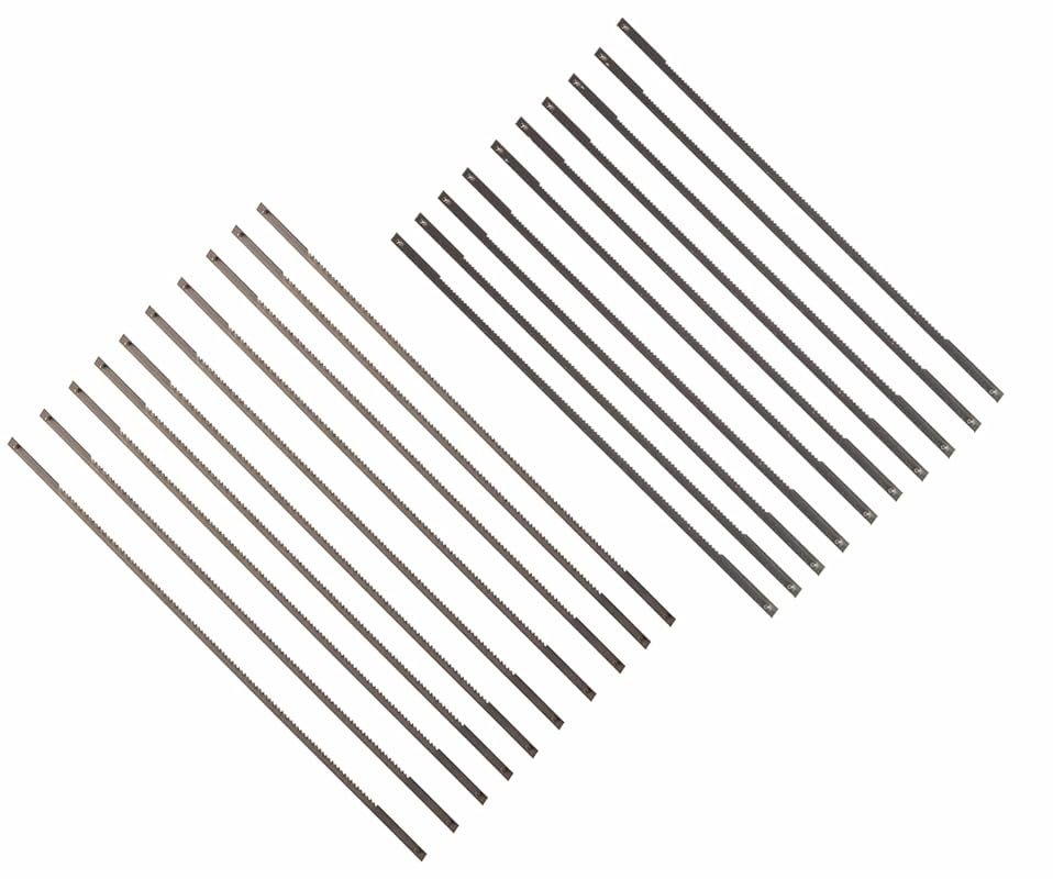 FOXBC 6-1/2 Inch Coping Saw Blades, 20 Pack, 15/18 TPI High Carbon Ste