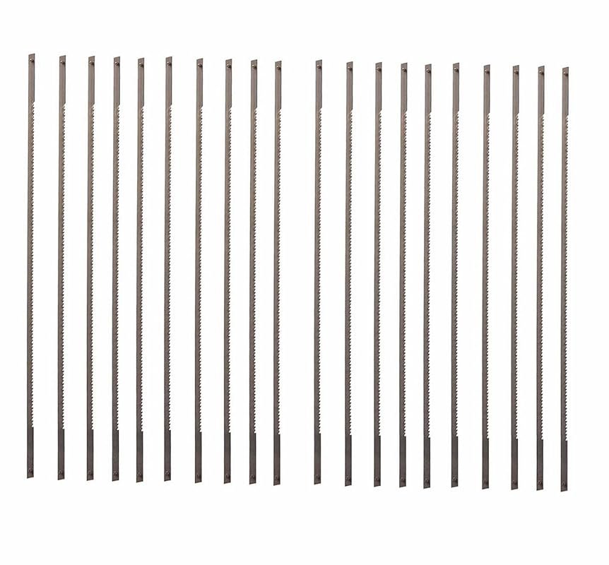 FOXBC 6-1/2 Inch Coping Saw Blades for Metal, 24 TPI, 20 Pack, Pin End