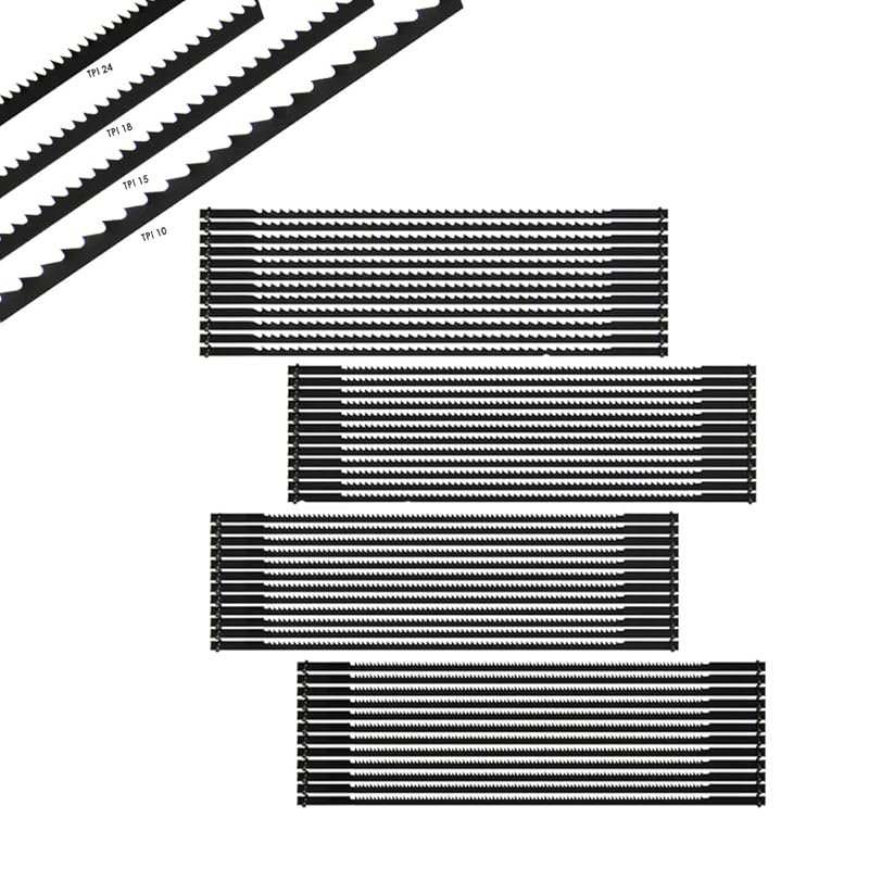 JTEX 5-Inch Pin End Scroll Saw Blades
