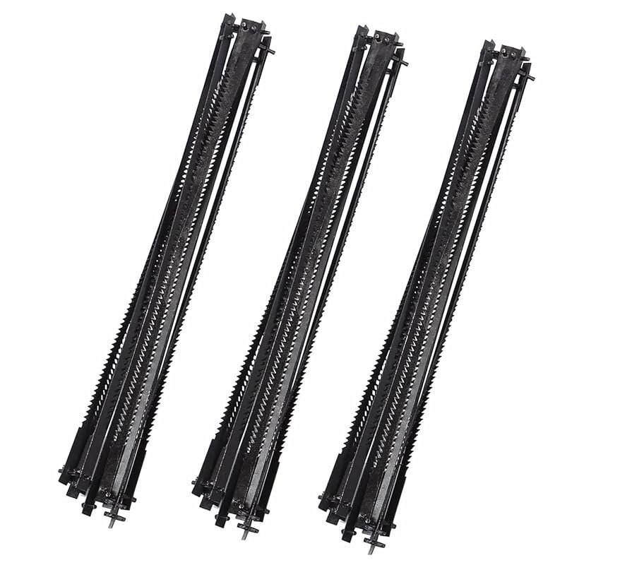 FOXBC 5-Inch Pin End Scroll Saw Blades, 36-Pack Assorted 10/15/18 TPI 