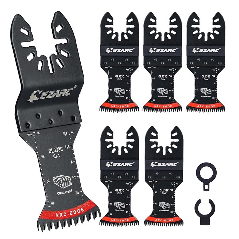 EZARC 5-Piece Japanese Tooth Blades