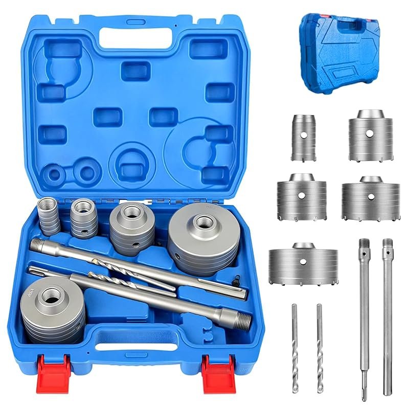 9PCS Masonry Hole Saw Kit