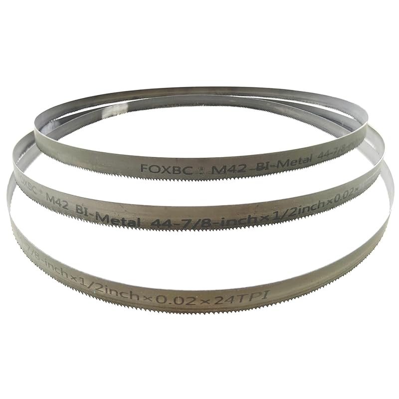 FOXBC 44-7/8-Inch Portable Band Saw Blades 24 TPI Bi-Metal Replacement