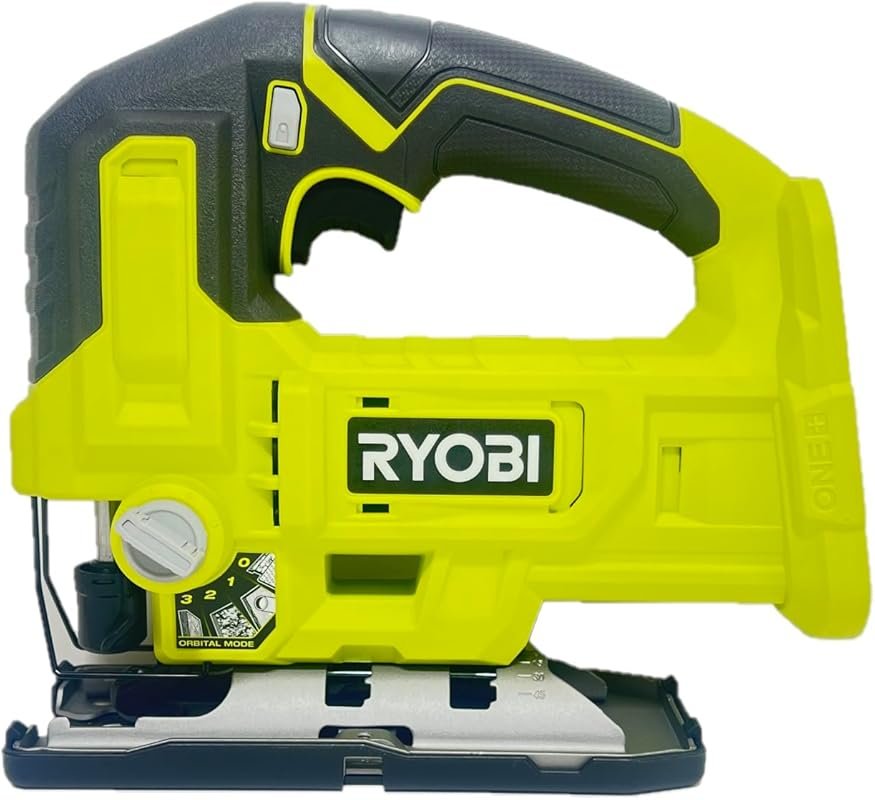 RYOBI ONE+ 18V Cordless Jig Saw, Renewed Model for High Performance Cu