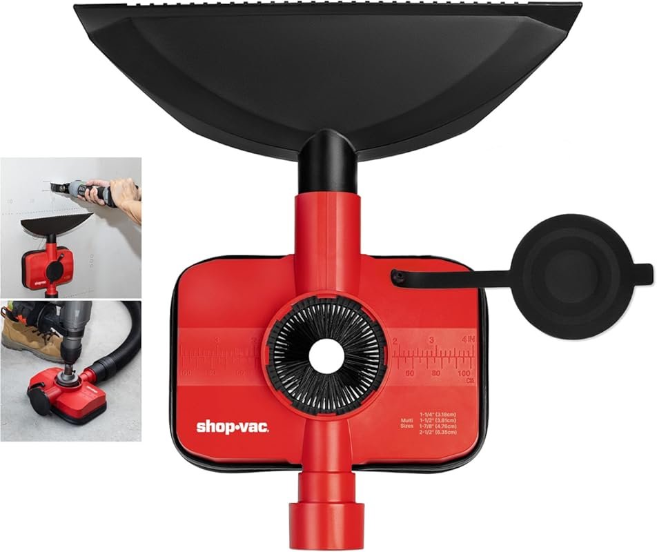 Shop-Vac 2-in-1 Universal Vacuum Dust Collection Attachment for Drilli