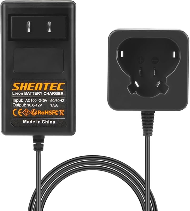 Shentec 10.8V-12V Charger Compatible with Rockwell Cordless Tool Batte