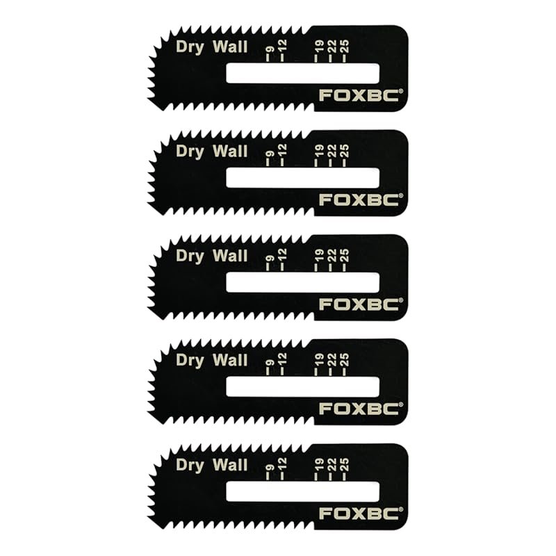 FOXBC Drywall Cut-Out Saw Blades 5-Pack