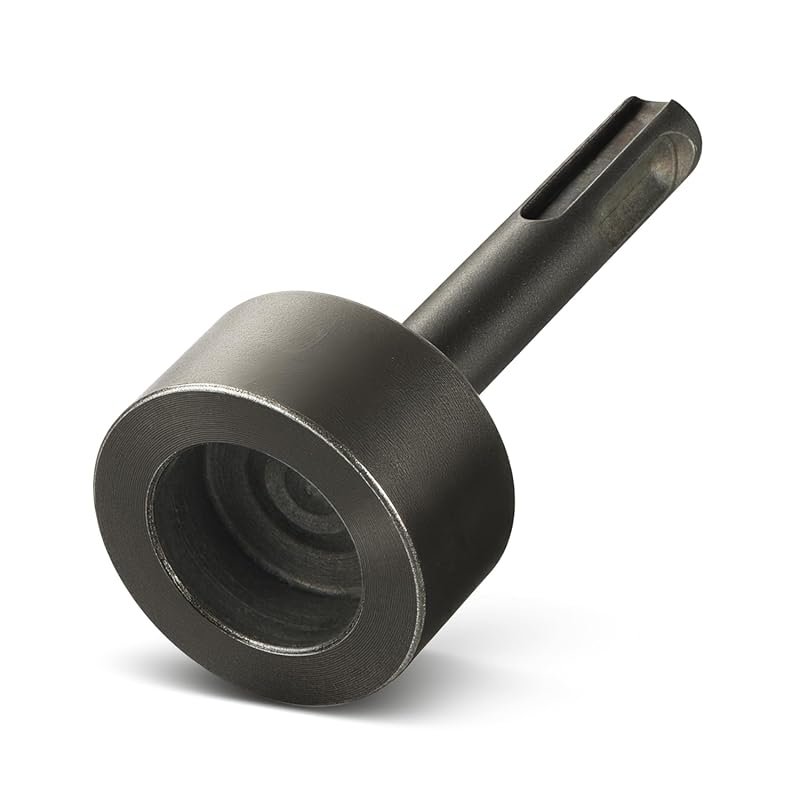 SDS Plus Ground Rod Driver Hammer Drill Attachment for Securely Drivin