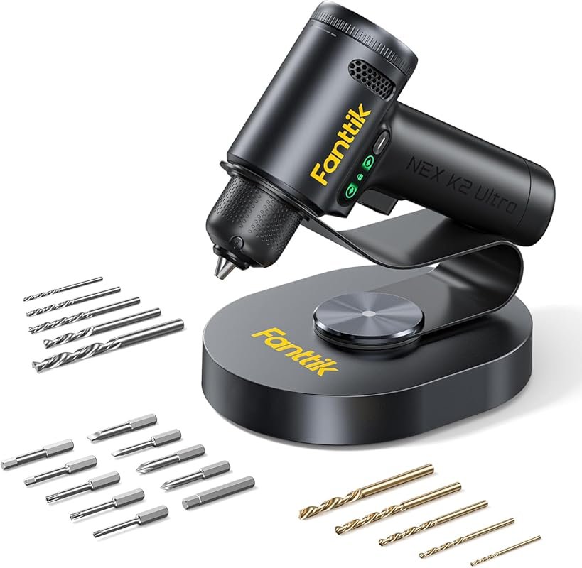Fanttik K2 Ultra Power Cordless Drill/Driver with 3/8'' Keyless Chuck,