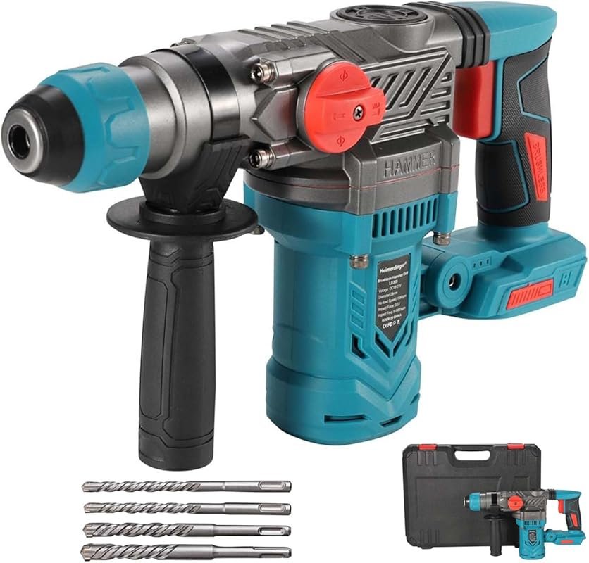 Brushless SDS-Plus Rotary Hammer Drill for Makita 18V Battery with 3.2