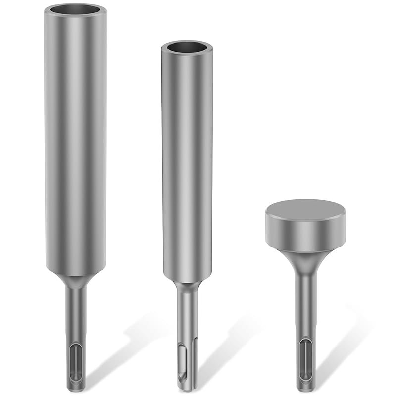 3PCS SDS Plus Ground Rod Driver Professional SDS Plus Ground Rod Bits 