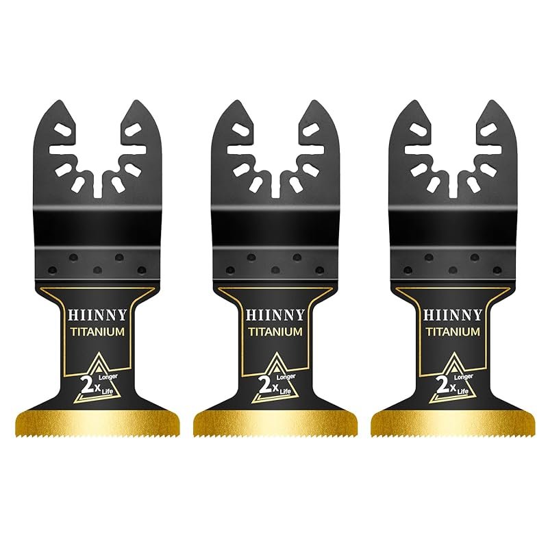 3-Piece Titanium Oscillating Tool Blades