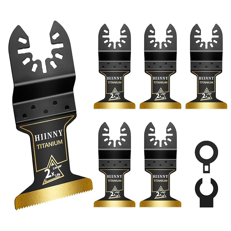 6-Pack Titanium Oscillating Saw Blades