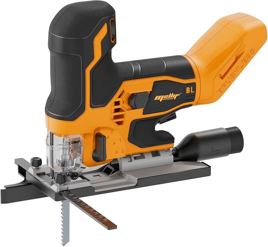 Cordless Brushless Jigsaw Compatible with Dewalt 20V MAX Battery, 7 Va