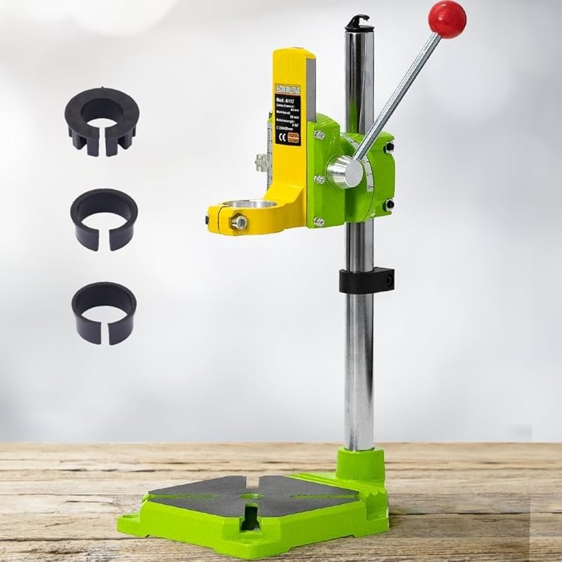 Japard Heavy Duty Adjustable Drill Press Floor Stand for Hand Drills w