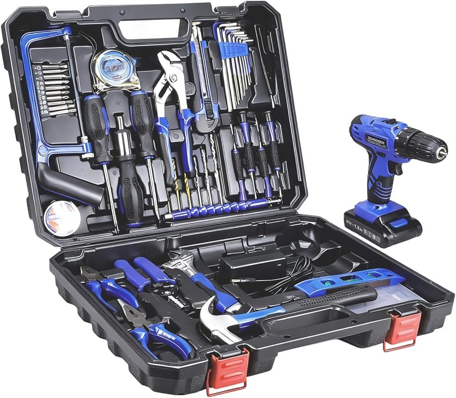 Schneider 21V Drill Tool Set with High Torque, Variable Speed, Keyless