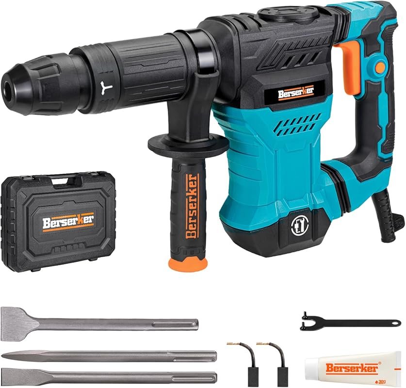 Berserker 1300W 12-Pound SDS-Max Demolition Jack Hammer, 11-Amp Electr