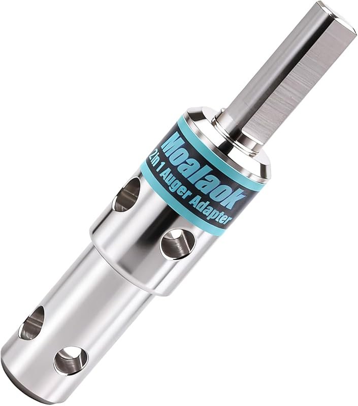 Two Stage Ice Auger Drill Adapter for 1/2