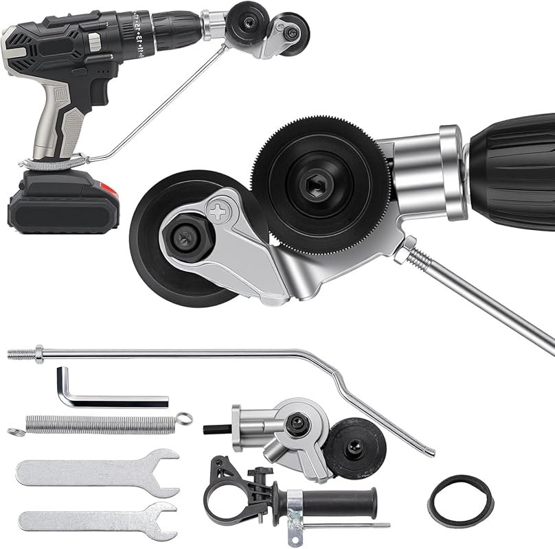 Sheet Metal Cutter Drill Attachment: Electric Plate Cutter for Multipl