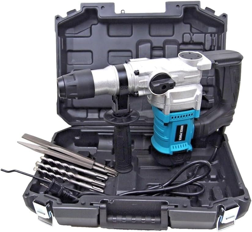 1500W SDS Plus Rotary Hammer Drill 3-in-1 Function for Concrete Includ